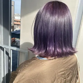 セミロング カラー 韓国風レイヤーカット 🍒サンジキ アカリのヘアスタイル