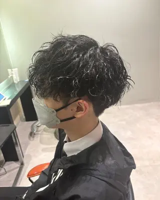 パーマ メンズ HAIR＆MAKE EARTH元住吉所属・髪質改善 特化掛川大輝のヘアスタイル