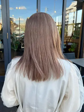 ミディアム カラー 毛流れフェザー スタイル🔹竹内凌のヘアスタイル