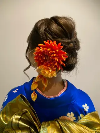 セミロング ヘアアレンジ 艶髪🌿美髪 大塚礼乃【西荻窪】のヘアスタイル