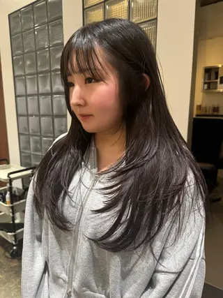 ロング 中尾 未来のヘアスタイル