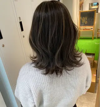 セミロング 藤田 和輝のヘアスタイル