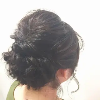 ロング カラー パーマ ヘアアレンジ 三橋 和希のヘアスタイル