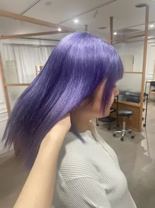ミディアム カラー Agu hair dio 熊本上通所属・西田 美桜のヘアスタイル