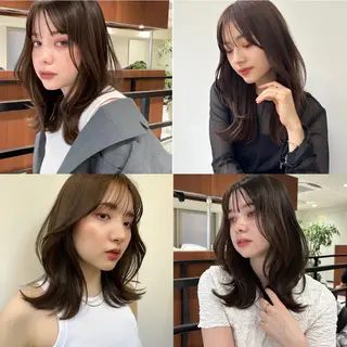 ロング 長尾 理子のヘアスタイル