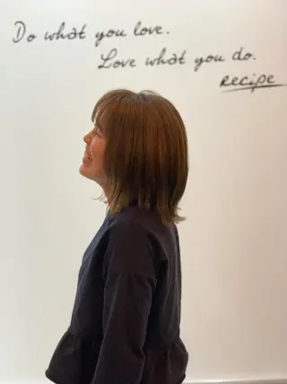 ミディアム カラー 河内 元伸のヘアスタイル