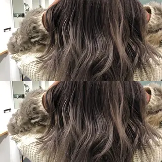 ミディアム カラー JILBLAN京都 ショート/ハイライトのヘアスタイル