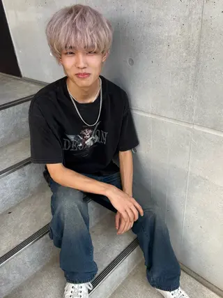 カラー メンズ ブリーチ/パーマ特化 / Miyuki🎨のヘアスタイル