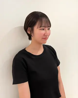 ショート 川上 莉歩のヘアスタイル