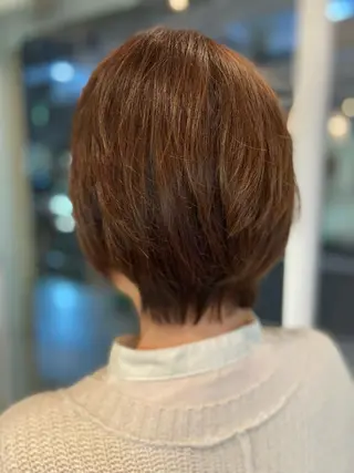 ショート カラー 菊地 美憂のヘアスタイル