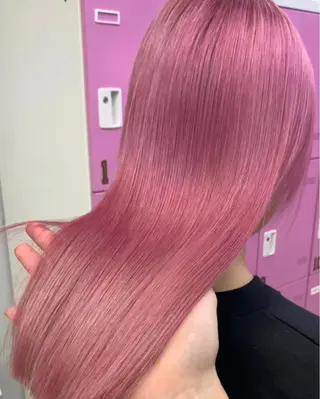 ロング カラー パーマ ヘアアレンジ メンズ キッズ ネイル マツエク・マツパ 🧸ハイトーン🧸 ゆっきー🧸のヘアスタイル