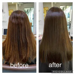 ロング カラー 【髪質改善】に特化 オリーブオイルクラブのヘアスタイル