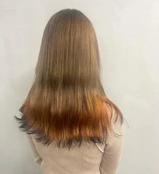 ロング カラー ヘアアレンジ #tag 佐藤璃美のヘアスタイル