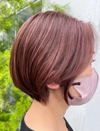 ショート SHARE  SALON monloulou+plus所属・メンズパーマ 桐山 琉輝のヘアスタイル