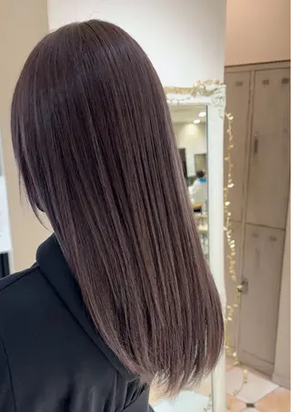 ロング SAYAKA🩶 レイヤー韓国ヘア新宿のヘアスタイル