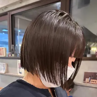 ショート 透明感ワンカラー/ AKARIのヘアスタイル