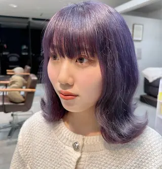 ミディアム カラー LICO HAIR＆RELAXATION 名駅店所属・メンズ特化美容師/ パーマ/波巻き/陸翔のヘアスタイル