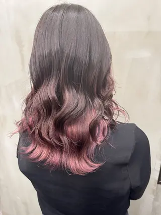 セミロング ハイトーン/ホワイト カラー/Shinyaのヘアスタイル