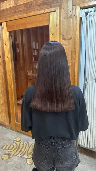 カラー ⛅️透明感/艶カラー 🍒ももかのヘアスタイル