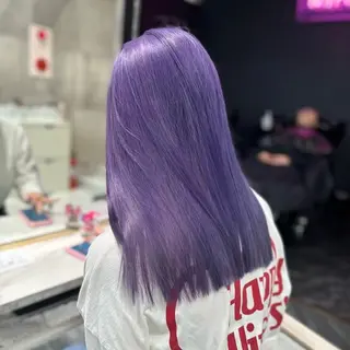セミロング カラー カット♡ブリーチ ♡NANAMIのヘアスタイル