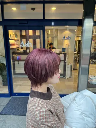 ショート カラー 大人透明感艶カラー 寺田稜のヘアスタイル