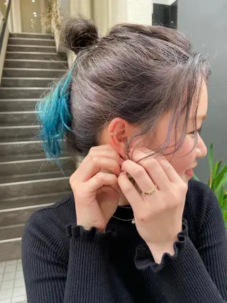 セミロング nico🏁 rihoのヘアスタイル