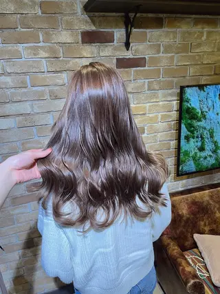 ロング 🧡ミルクティー/ レイヤー🧡ショウナのヘアスタイル