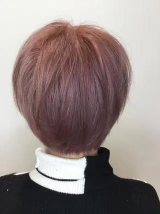 ショート カラー Le'a渋谷所属・インナーエクステ渋谷 🦋KAJIのヘアスタイル