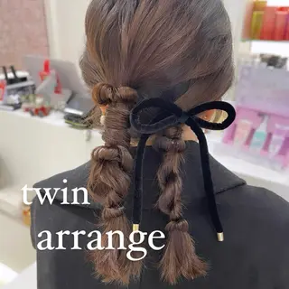 ロング ヘアアレンジ ボブパーマ ♡ヨシカワハナコのヘアスタイル