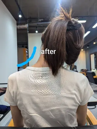 スパニスト 中川のヘアスタイル