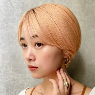 ショート カラー ショートパーマ✂️ 無料カット🔥すかいのヘアスタイル