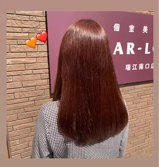 ロング カラー 飯塚 優希のヘアスタイル