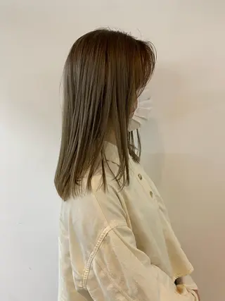 ミディアム カラー yiye 青山所属・無料カットモデル募集 🌱ひょうがのヘアスタイル