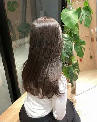 ロング 似合わせ/透明感 /レイヤー/りほ🤍のヘアスタイル