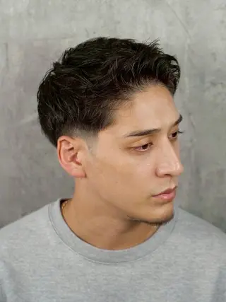 ミディアム ヒロ銀座barber shop 本店所属・つつみうち ふわりのヘアスタイル