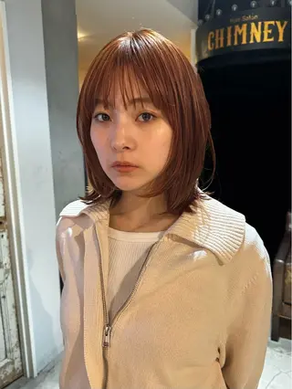 ミディアム カラー NORA表参道 NATSUMIのヘアスタイル