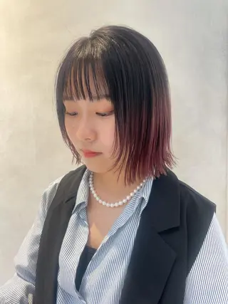 ショート カラー 若林 良のヘアスタイル