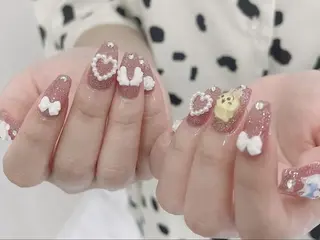 ネイル na🎀🎀na ちゅるちゅるのネイルデザイン