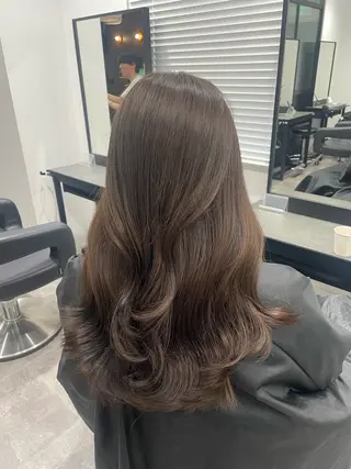 ロング カラー 🎀暖色/ラベンダー /paru🤍のヘアスタイル