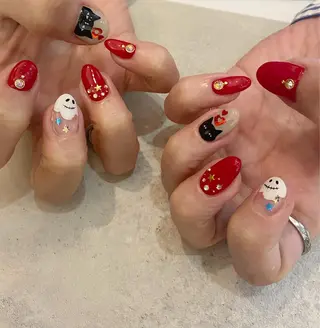 ショート カラー ネイル Nailsalon Calme所属・Nailsalon Calmeのネイルデザイン