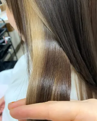 ロング カラー イワタ マハ/ minim hairのヘアスタイル