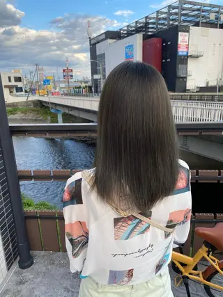 ミディアム 粕川 達哉のヘアスタイル