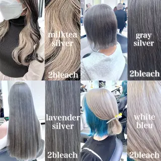 ミディアム カラー ヘアアレンジ 💕上野美容師☁ ブリーチ💖サワのヘアスタイル