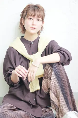 ショート カラー lore下北沢 Officialのヘアスタイル