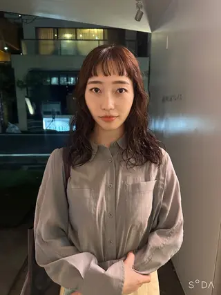 ロング パーマ FILMS所属・レイヤーボブ★ cocomoのヘアスタイル