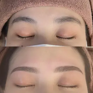 パーマ メンズ アイブロウ BEIGE 金山 🌹RUKAのマツエク・マツパデザイン