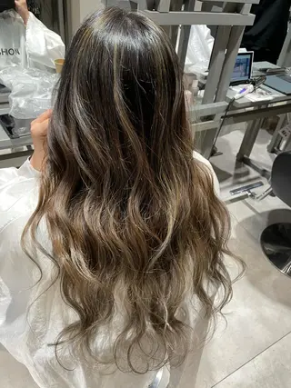 ロング カラー 髪質改善×透明感× トレンド/杉田 圭のヘアスタイル