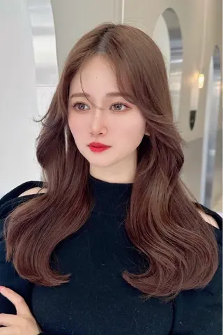 ロング カラー LOE所属・武山 滉平のヘアスタイル