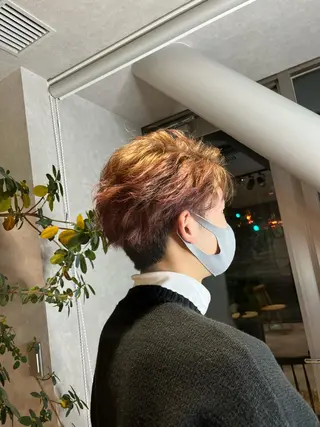 カラー 池田 英俊のヘアスタイル