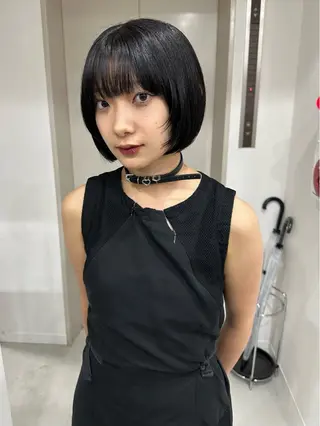 ショート ボブ/似合わせカット /ニュアンスカラーのヘアスタイル